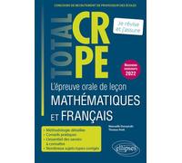L’épreuve orale de leçon mathématiques et français Crpe - Manuelle Duszynski - Ellipses - broché - Scolaire / Universitaire