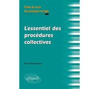L’essentiel des procédures collectives - Marie-Andrée Rakotovahiny - Ellipses - broché - Scolaire / Universitaire