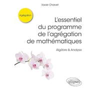 L’essentiel du programme de l’agrégation de mathématiques - Algèbre & Analyse
