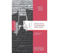 L ETAT DE LA CONSTITUTION 2018-2019: LES BILLETS DU BLOG JUS POLITICUM