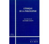 L' Ethique de la Philosophie - Jean-Pierre Cometti - Kime - broché - Essai