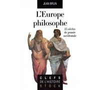 L' Europe philosophe - Jean Brun - Stock - broché - Livre