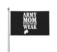 L’Extérieur Drapeau Personnalisé 90X150Cm Maman De L'Armée, Ce N'Est Pas Pour Les Faibles Drapeaux Résistants Aux Intempéries Drapeau De Jardin Pour Cadeau De Noë, Terrasse, Festival