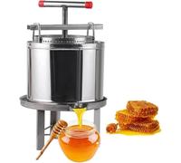 L Extracteur De Miel Manuel, Pressoir à Fruits De Vin en Acier Inoxydable avec Poignée en Forme De T, Presse-Miel pour La Fabrication D’Huile De Vin, De Miel, De Jus, De Poivre