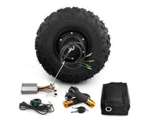 L-faster 48v 36V 350w 14,5 Pouces brushless Gear DC Moteur à Essence Roues Chariot Kit