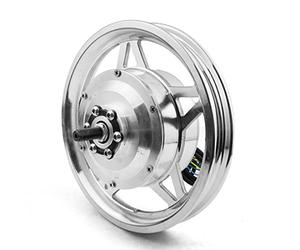 L-faster Mini - Roues de Bicyclette 250w 24v 36v Scooter électrique Automobiles électriques 12 Pouces Centre Centre de Volant Moteur Moteur 12 "vélo Roue Avant (36V)