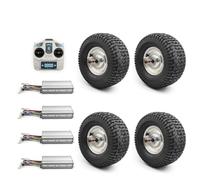 L-faster Véhicule Tout-Terrain Quad 4x4 à Double essieu, Moteur 500W sans balais, moyeu de Vitesse, Roues Larges de 13 Pouces avec contrôleur (ESC big, 36V)