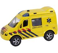 2-Play ambulance de recul avec son et lumière 11 cm jaune Jaune G
