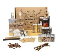L&G® Kit de préparation et dégustation de whisky arrangé - Coffret cadeau DIY original pour Noël, Secret Santa et anniversaire - Ingrédients et accessoires de qualité - Marque Française