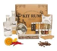 L&G® - Kit préparation et infusion rhum arrangé - Idées cadeaux - Coffret cadeau rhum DIY dégustation surprise - noel, Saint Valentin, Fêtes, anniversaire - Fabriqué en France - Ingrédients de Qualité