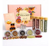 L&G® - Kit thé infusion préparation et dégustation - Honeybush, Rooibos, Vert Sancha, Maté - Coffret thé DIY - Fabriqué France - Ingrédients de qualité - Taille unique