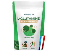 L-Glutamine en poudre - Bio-fermentée 5000mg - Goût Neutre - 150g - Nutri&Co
