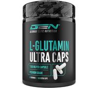 L-glutamine Ultra Caps - 365 gélules de 1100 mg - L-glutamine pure & ultra-fine de qualité premium - Extra hautement dosée