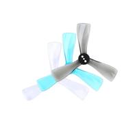 l’hélicoptère, Lot de 20 hélices RC Cine 2525 2,5 x, 3 mm for FPV Freestyle Cinewhoop Multicolore(White)