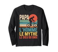 L’homme le mythe le dieu du BMX Papa BMX Rider légende Manche Longue