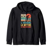L’homme le mythe le dieu du BMX Papa BMX Rider légende Sweat à Capuche