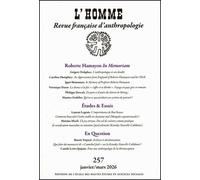 L’Homme n° 257 - Varia - Collectif - Ecole Des Hautes Etudes En Sciences Sociales - broché - Revue