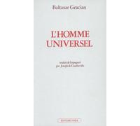 L' Homme universel - Baltasar Gracian - Ivrea - broché - Livre