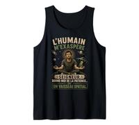 L’Humain M’Exaspère Humour Alien Spatial Débardeur