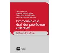 L immeuble et le droit des procedures collectives Adeline Cerati-Gauthier (Auteur)