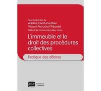 L immeuble et le droit des procedures collectives Adeline Cerati-Gauthier (Auteur)