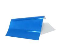 l’impression de papier, Feuilles multicolores 10/50/100 de papier d'aluminium de transfert de marquage à chaud activées par la chaleur(Royal Blue 50pcs)
