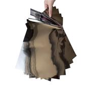 l’impression de papier, Feuilles réactives de toner de estampillage chaud multicolore A4 30/50 for l'imprimante laser(Pewter)