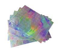 l’impression de papier, Feuilles réactives de toner de estampillage chaud multicolore A4 30/50 for l'imprimante laser(Silver Square)