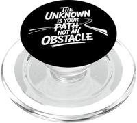 L’Inconnu est Ton Chemin, Pas Un Obstacle PopSockets PopGrip pour MagSafe