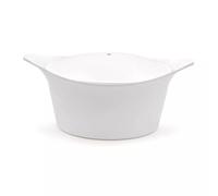 L´incroyable Cocotte Cookut Revêtement céramique Blanc Polaire - Sans Bouton Ni Manique 24 cm