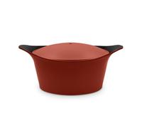 L´incroyable Cocotte Cookut Revêtement céramique Rouge Passion - Sans Bouton Ni Manique 24 cm