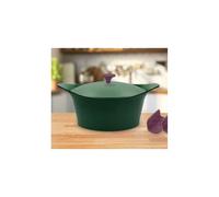 L´incroyable Cocotte Cookut Revêtement céramique Vert Fougère - Sans Bouton Ni Manique 28 cm