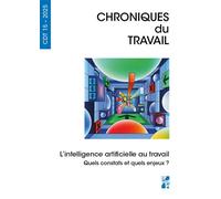 L’intelligence artificielle au travail Quels constats et quels enjeux ? - Stéphanie Moullet - Publication Universite Provence - broché - Etude