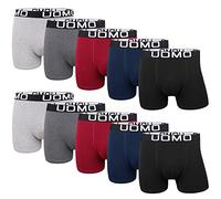 L&K 10 lot Boxer Homme Coton Calecon Homme lot Classique Couleurs avec élasthanne 1116 F 2XL