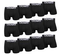 L&K 12er Pack Boxer Shorts Hommes Rétro Shorts Coton Classique Couleurs Unies Caleçons 1119 BL 5XL