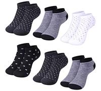 L&K-II 12/10 Paires de Chaussettes baskets Femme Multicolores avec différents Motifs coton 92220VA