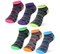 L&K-II 12/10 Paires de Chaussettes baskets Femme Multicolores avec différents Motifs coton 92220VA