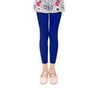 L&K-II 3/4 Enfants Filles Collants d'été sans Pieds Collants de Ballet Collants de Danse 40 den Opaque Microfibre coloré 27252 Bleu Saphir 146/152