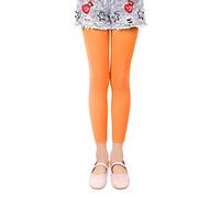 L&K-II 3/4 Enfants Filles Collants d'été sans Pieds Collants de Ballet Collants de Danse 40 den Opaque Microfibre coloré 27252 Orange 98/104