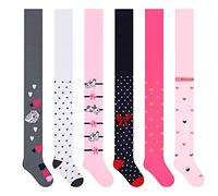 L&K-II 6 pièces enfants filles collants collants tricotés différents motifs et couleurs dans un ensemble 2715 134-140
