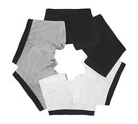 L&K-II Boxers Garçon Lot de 6 Enfant Slip Garcon Coton Culotte sous-Vêtement 12-14 Ans 1603 BWG 158-164