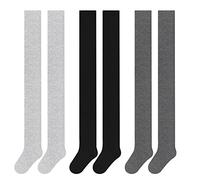 L&K-II Collants en tricot pour enfant et fille - Multicolore - Taille 74-152, Série 3 - 2710J, 134 cm-140 cm