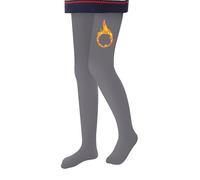 L&K-II Collants Thermiques fille Collants enfants avec Doublure hiver Chaud Opaque Douillet seamless Treggings taille Haute Collant multicolore 4611 Gris 110-116