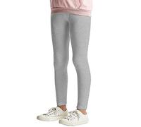L&K-II Enfants Leggings de Base Uni Couleur Filles Pantalons de Danse bébé Leggings Fitness Pantalon Coton 2708 Gris-164