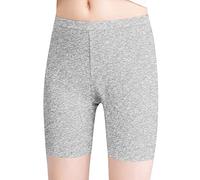 L&K-II Filles Leggings Courts Cuissards en Coton Shorts d'été Uni Couleur Gris 158/164