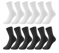 L&K-II Lot de 12 paires de chaussettes pour garçon et adolescent - Chaussettes de printemps et d'été avec motifs mignons Multicolore 2816, 43-46