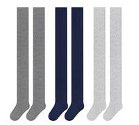 L&K-II Lot de 3 Enfants filles garçons collants collants tricotés multicolore 2710A 146-152