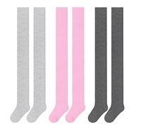 L&K-II Lot de 3 Enfants filles garçons collants collants tricotés multicolore 2710F 86-92