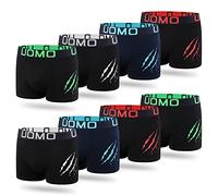L&K Lot de 8 Boxers Homme avec Magnifiques Motifs Coton Style 1121 - Multicolore 3XL