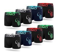 L&K Lot de 8 Boxers Homme avec Magnifiques Motifs Coton Style 1122 - Multicolore 5XL